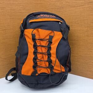 Akona Adventure Gear Backpack Black Orange Underwater Outdoor Hiking Scuba